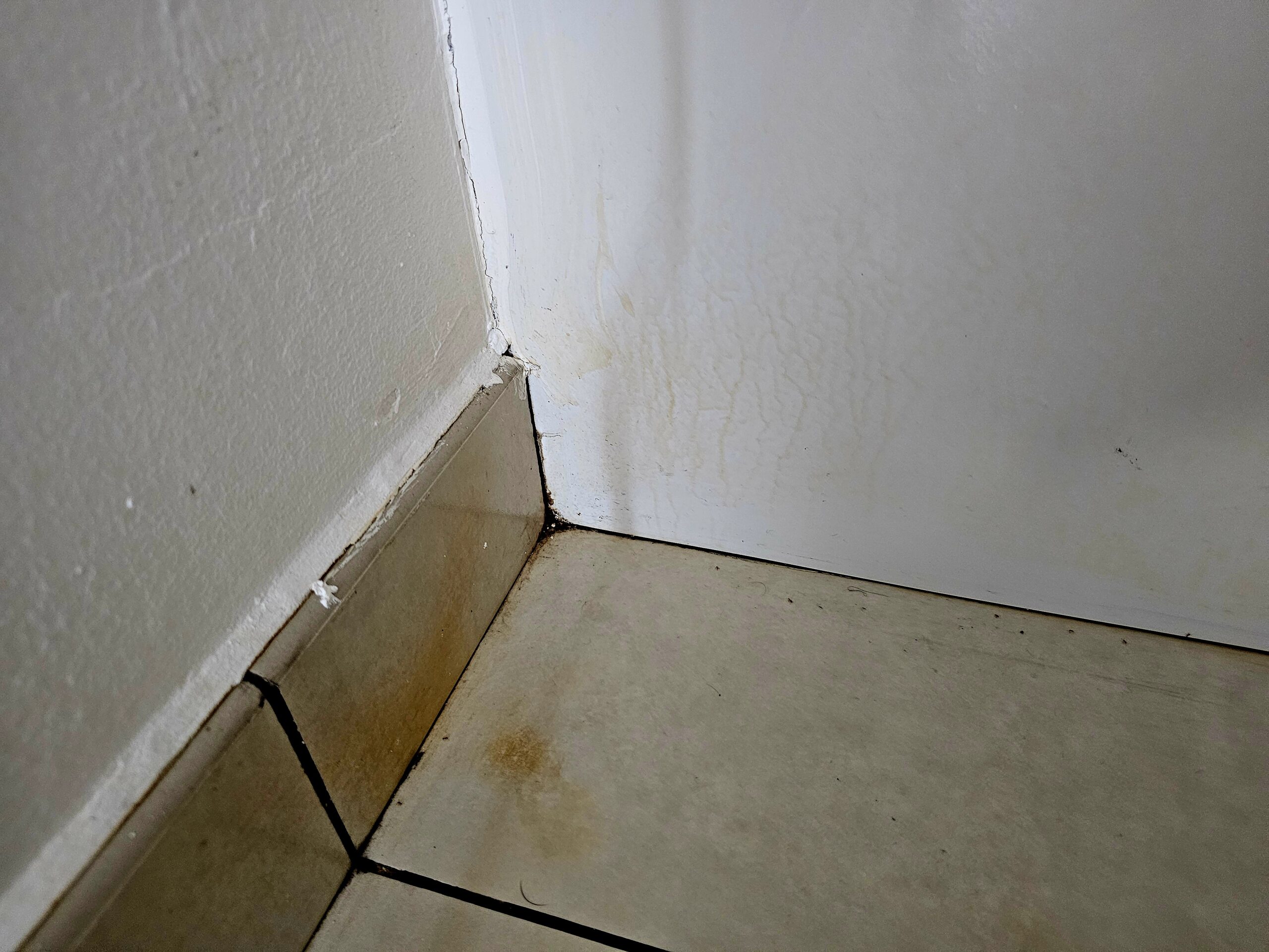 Before cleaning — dirt and grease stains on surface — Vileson All Purpose Cleaner test Dubai UAE