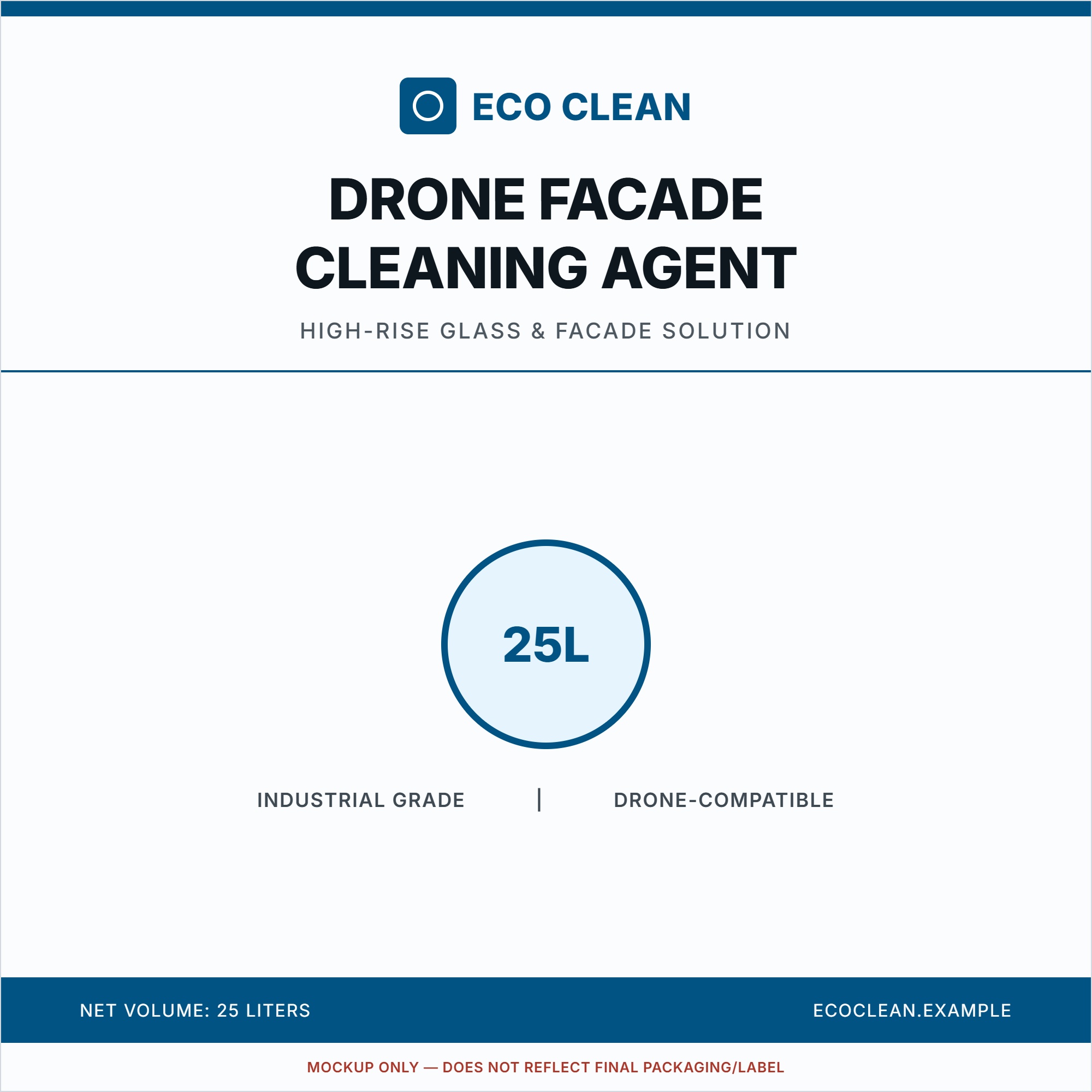 Drone Facade Cleaning Chemicals Dubai UAE Vileson