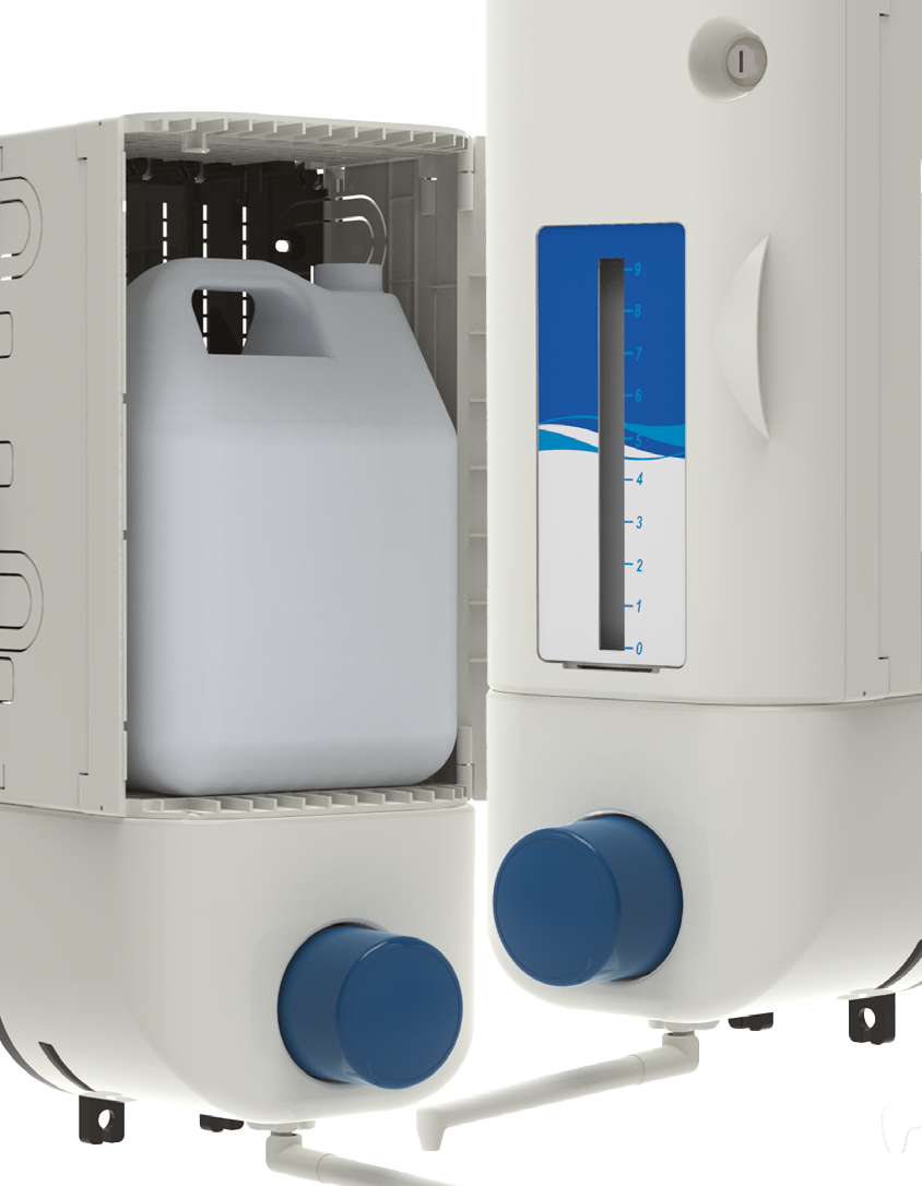 SekureDose lockable chemical dosing cabinet